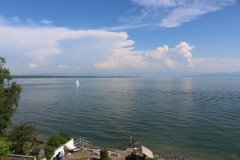 Blick vom Balkon Wohnung 5